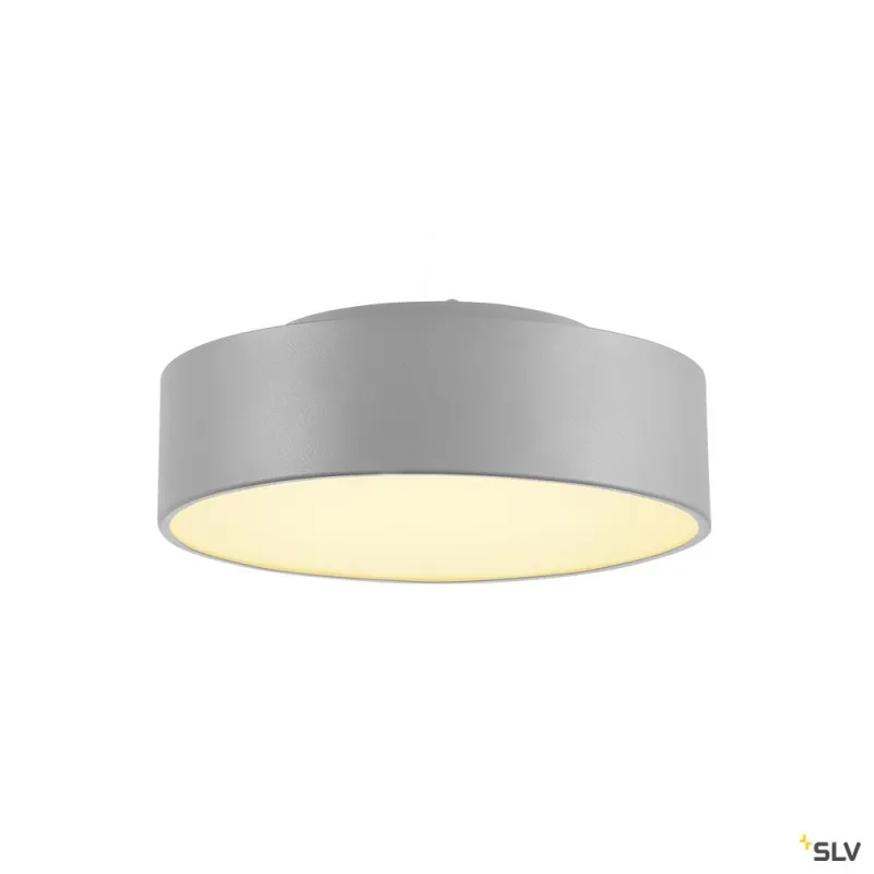 MEDO 30, plafonnier intérieur, rond, gris, LED, 16W, 3000K, variable