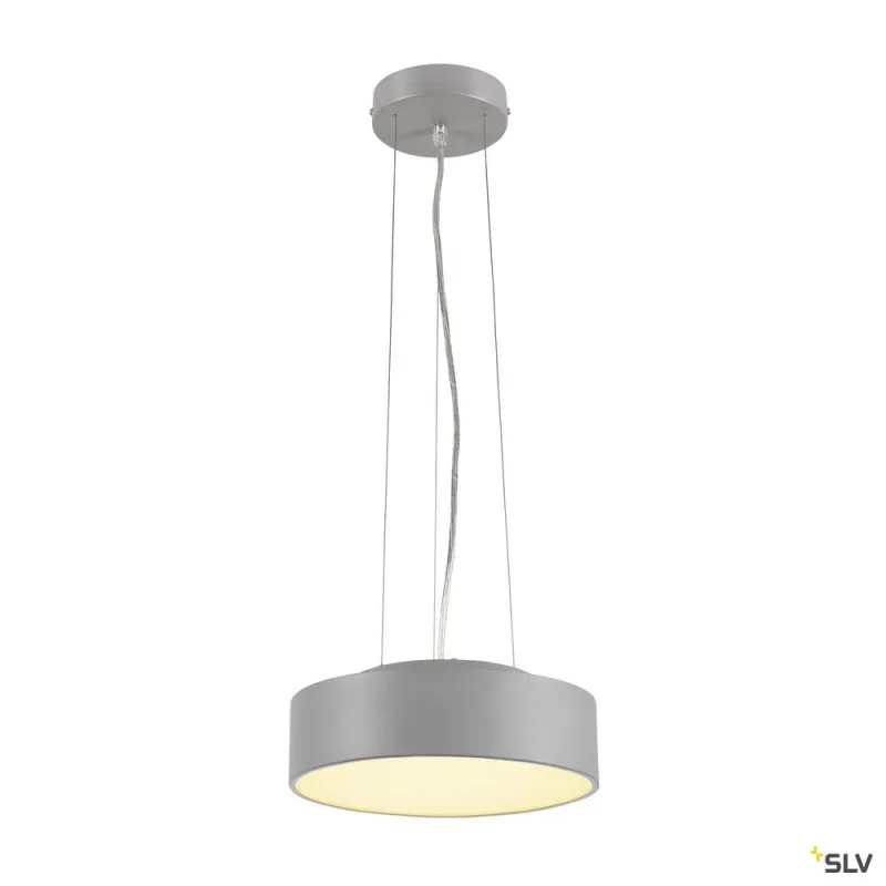 MEDO 30, plafonnier intérieur, rond, gris, LED, 16W, 3000K, variable