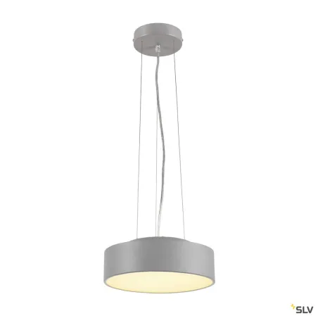 MEDO 30, plafonnier intérieur, rond, gris, LED, 16W, 3000K, variable