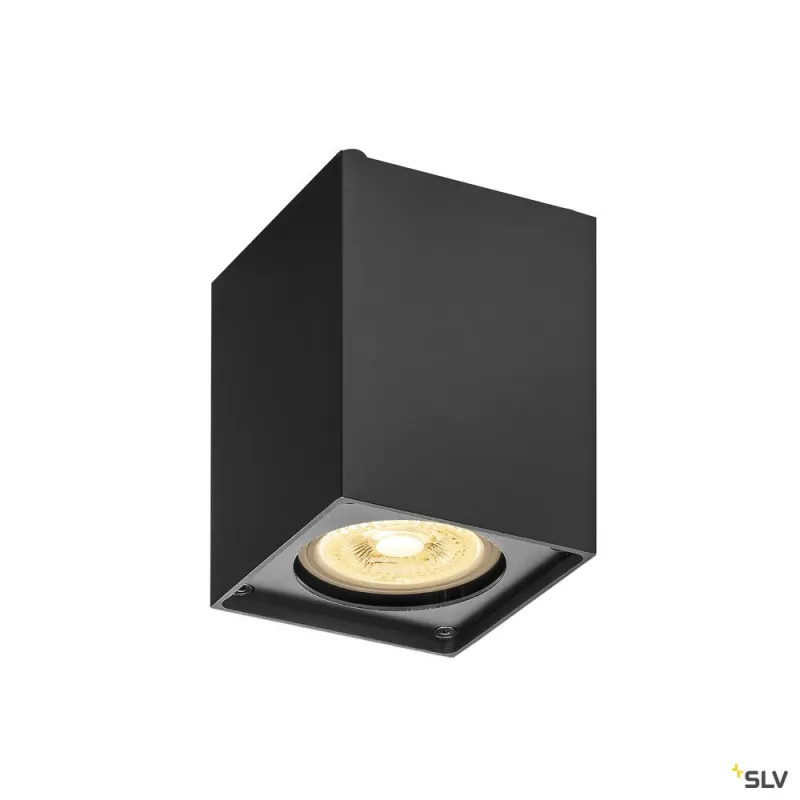 ALTRA DICE, plafonnier intérieur, simple, noir, GU10/QPAR51, 35W max