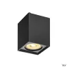 ALTRA DICE, plafonnier intérieur, simple, noir, GU10/QPAR51, 35W max