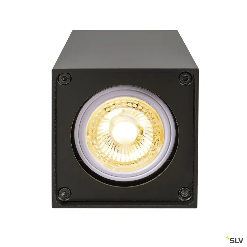 ALTRA DICE, plafonnier intérieur, simple, noir, GU10/QPAR51, 35W max