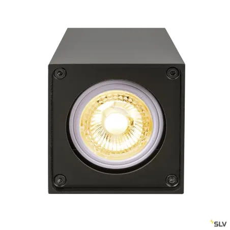 ALTRA DICE, plafonnier intérieur, simple, noir, GU10/QPAR51, 35W max