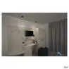 ALTRA DICE, plafonnier intérieur, simple, noir, GU10/QPAR51, 35W max
