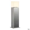 SQUARE POLE 60, borne extérieure, inox, E27, 20W max, IP44, inox 304