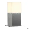 SQUARE POLE 30, borne extérieure, inox, E27, 20W max, IP44, inox 304
