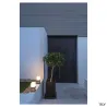 SQUARE POLE 30, borne extérieure, inox, E27, 20W max, IP44, inox 304