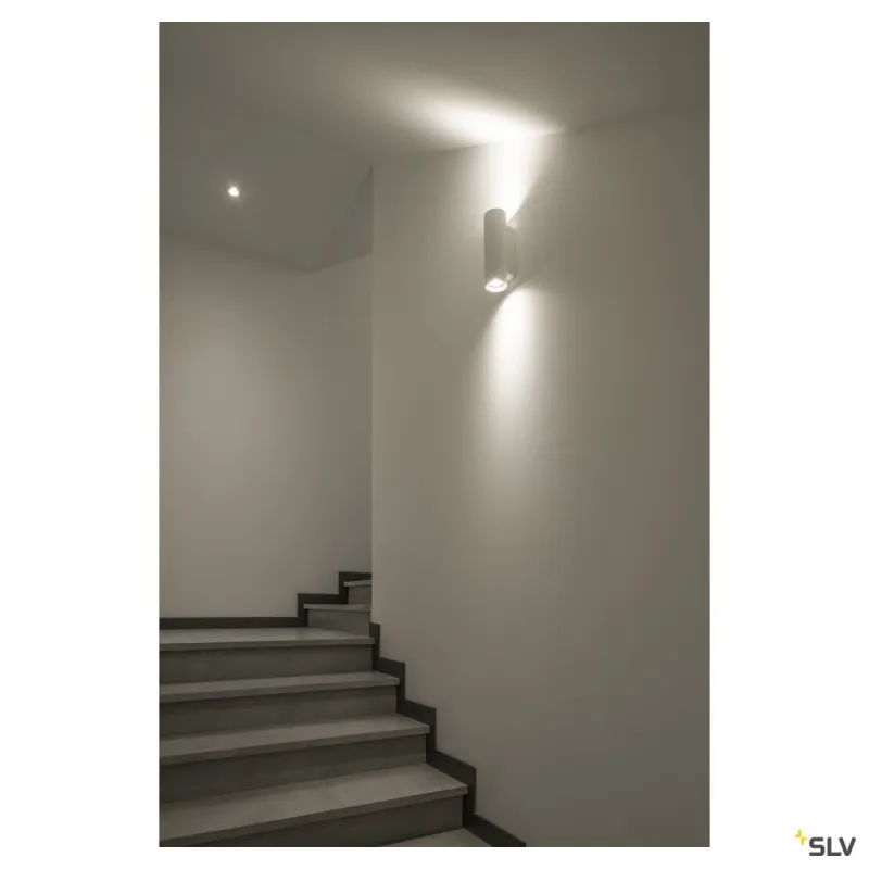 PLASTRA, applique intérieure, blanc, GU10/QPAR51, 2x 35W max, plâtre