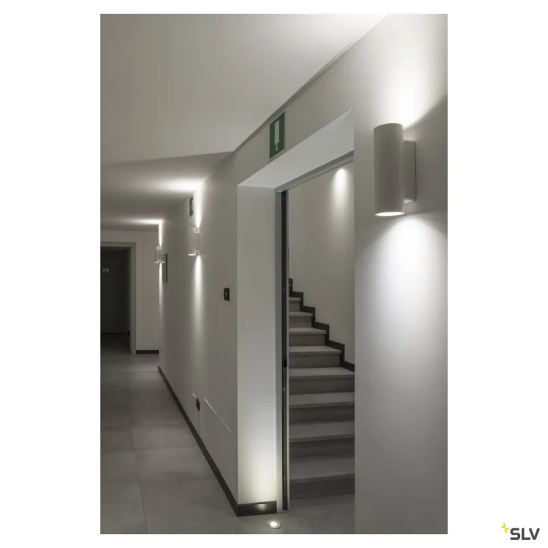 PLASTRA, applique intérieure, blanc, GU10/QPAR51, 2x 35W max, plâtre