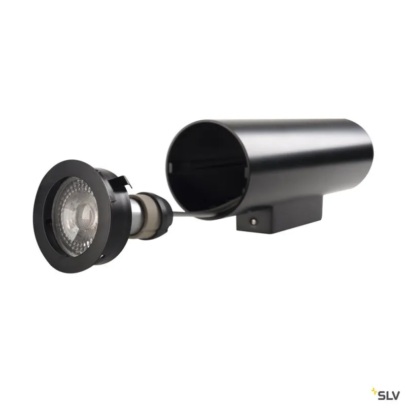 ENOLA B, applique intérieure, noir, GU10/QPAR51, 2x 50W max, up/down