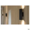ENOLA B, applique intérieure, noir, GU10/QPAR51, 2x 50W max, up/down