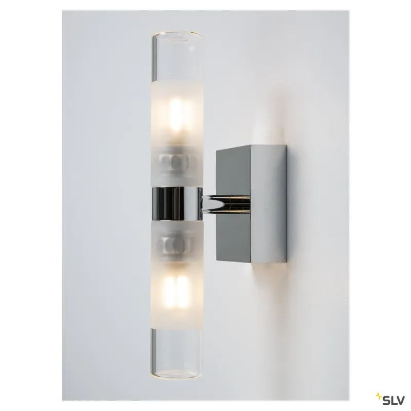 MIBO UP/DOWN, applique intérieure, chrome, G9/QT14, 2x 25W max, IP21