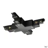 S-TRACK, conecteur en X, Dali, pour rail 3 allumages, intérieur, noir