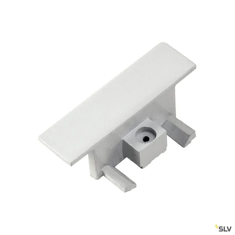 Embouts, pour rail 1 allumage à encastrer, intérieur, blanc, 2 pièces