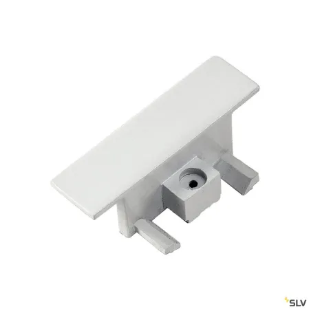 Embouts, pour rail 1 allumage à encastrer, intérieur, blanc, 2 pièces