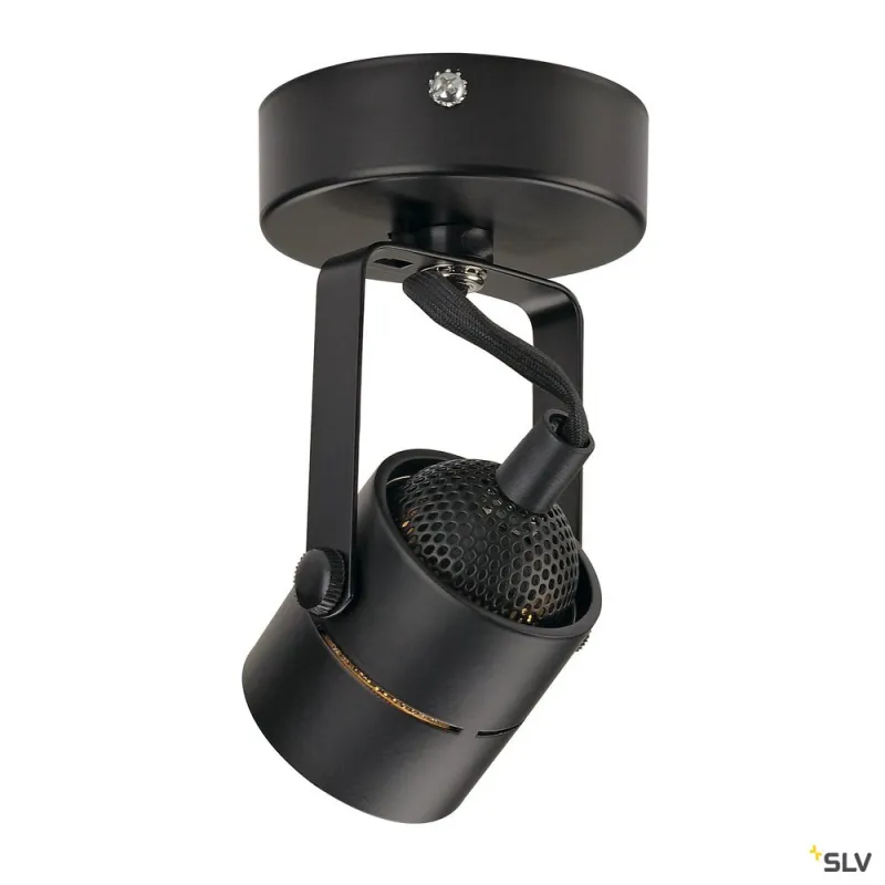 SPOT 79, applique et plafonnier intérieur, noir, GU10/QPAR51, 50W max