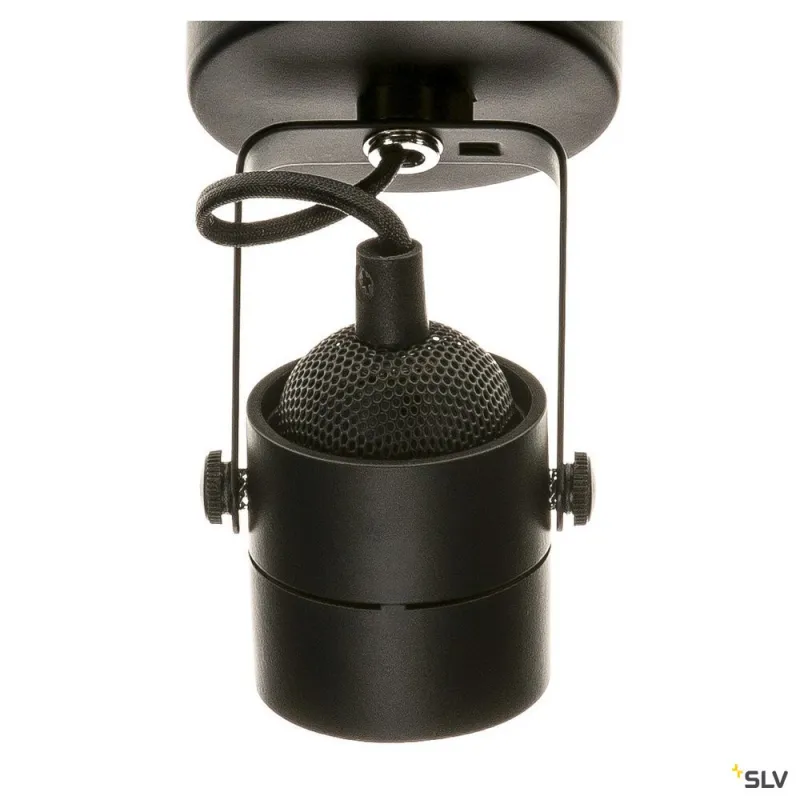 SPOT 79, applique et plafonnier intérieur, noir, GU10/QPAR51, 50W max