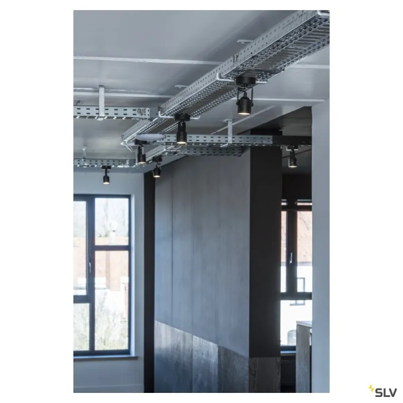 SPOT 79, applique et plafonnier intérieur, noir, GU10/QPAR51, 50W max