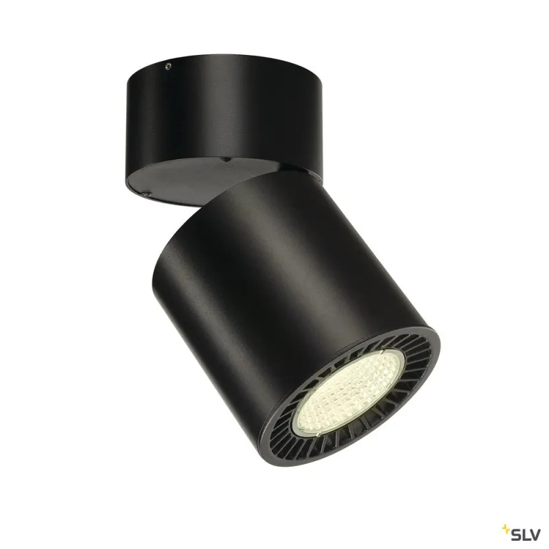 SUPROS, plafonnier intérieur, move, 60 deg , noir, LED, 31W, 4000K, IRC90