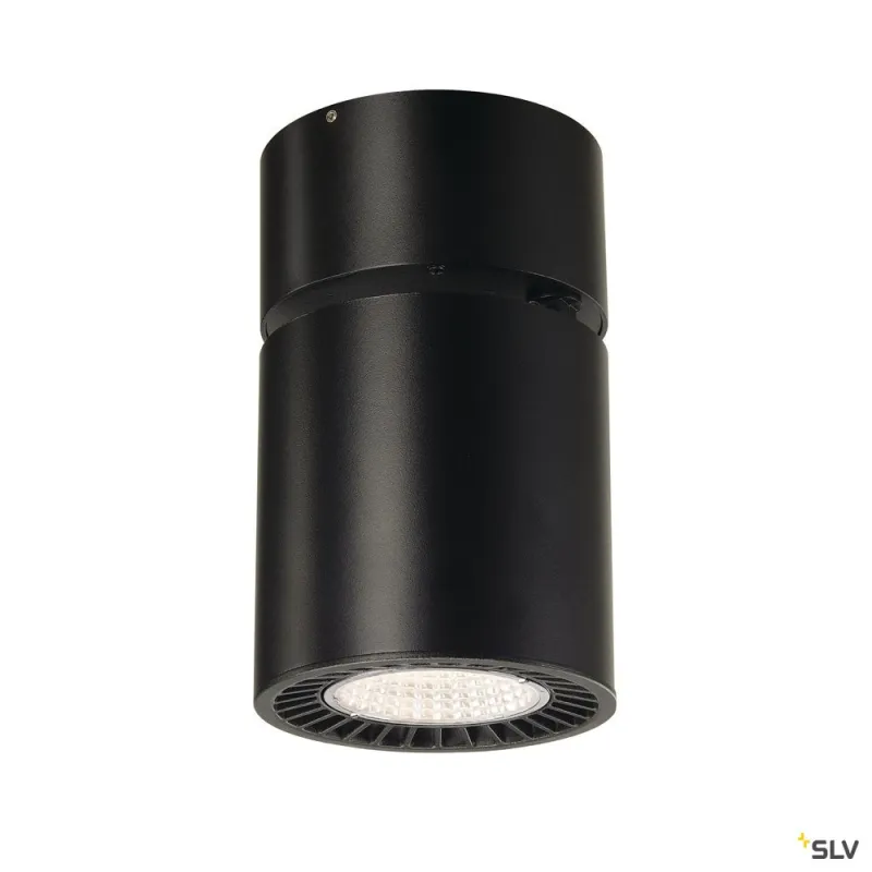 SUPROS, plafonnier intérieur, move, 60 deg , noir, LED, 31W, 3000K, IRC90