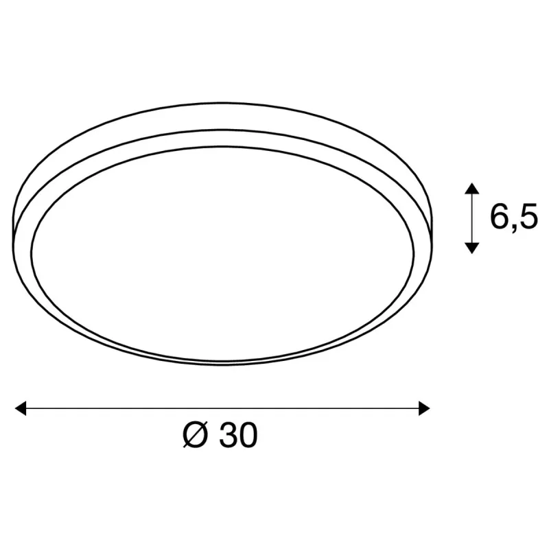 AINOS, applique et plafonnier extérieur, blanc, LED, 21W, 3000K, IP44