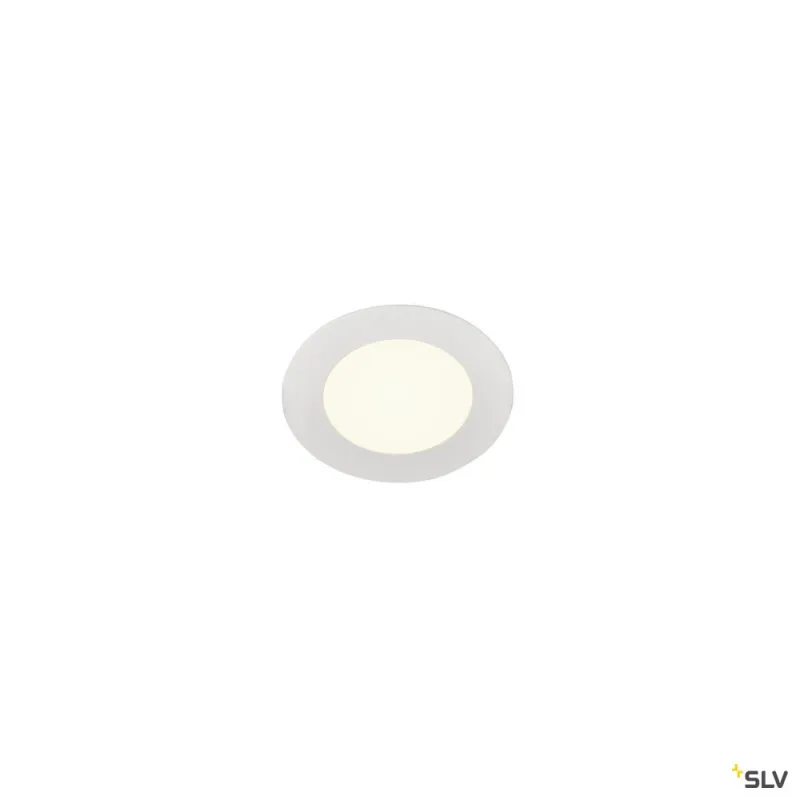 SENSER 12, encastré de plafond intérieur, rond, blanc, LED, 6W, 4000K