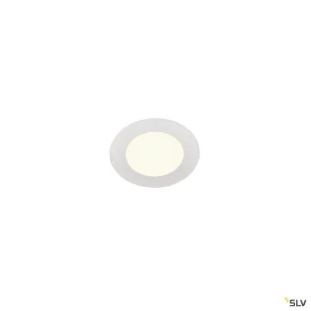 SENSER 12, encastré de plafond intérieur, rond, blanc, LED, 6W, 4000K