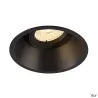 HORN-T, encastré de plafond intérieur, noir mat, GU10/QPAR51, 50W max