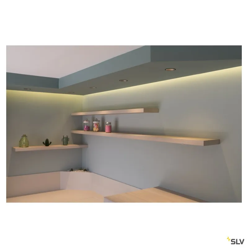 HORN-T, encastré de plafond intérieur, noir mat, GU10/QPAR51, 50W max