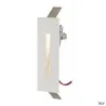 NOTAPO, encastré mural intérieur, 10,5cm, blanc mat, LED, 2,2W, 3000K