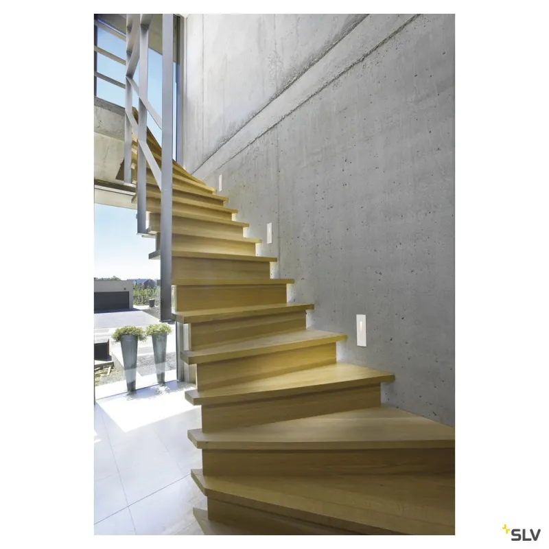 NOTAPO, encastré mural intérieur, 10,5cm, blanc mat, LED, 2,2W, 3000K