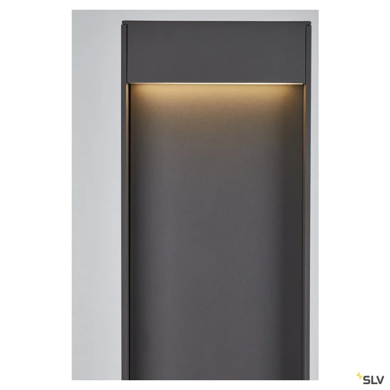 FLATT 100, borne extérieure, anthracite, LED, 9,7W, 3000K/4000K, IP65