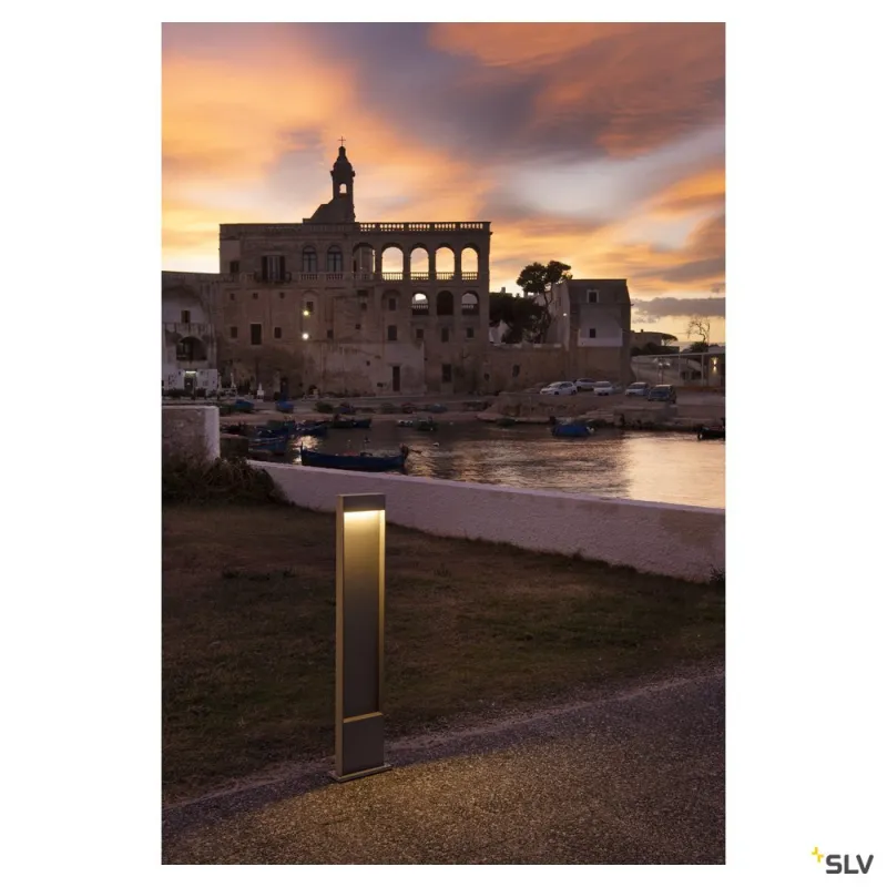 FLATT 100, borne extérieure, anthracite, LED, 9,7W, 3000K/4000K, IP65