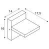 ABRIDOR, applique extérieure, anthracite, LED, 14W, 3000K/4000K, IP55