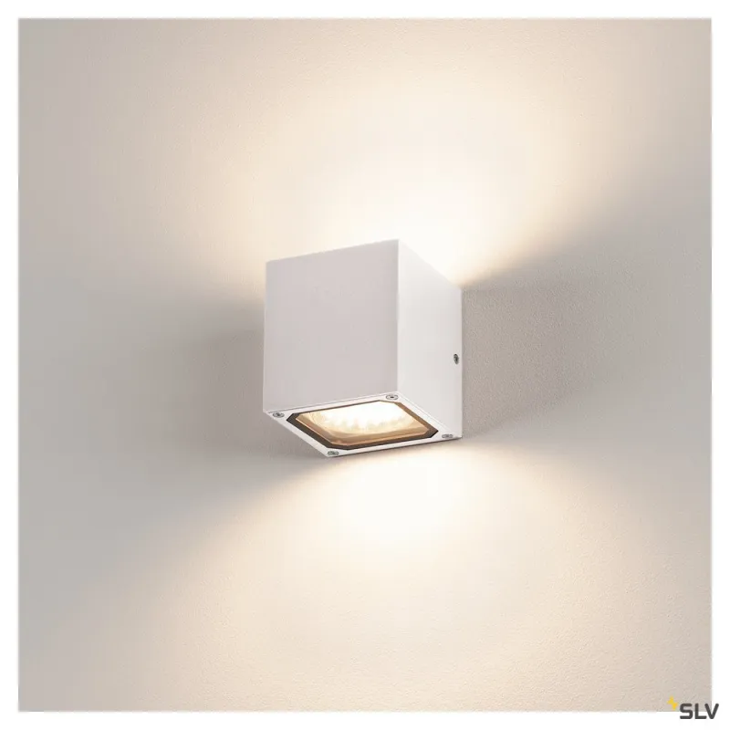 SITRA CUBE, applique extérieure, blanc, GX53/TCR-TSE, 2x 9W max, IP44