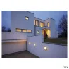 BULAN, applique et plafonnier extérieur, gris, E14/C35, 60W max, IP44
