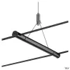 TENSEO, kit de suspension, intérieur, 2m, noir, pour câble tendu T.B.T
