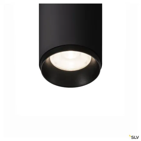 NUMINOS® S, plafonnier intérieur, 60 deg , noir, LED, 11W, 4000K, variable