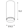 NUMINOS® S, plafonnier intérieur, 36 deg , noir, LED, 11W, 4000K, variable