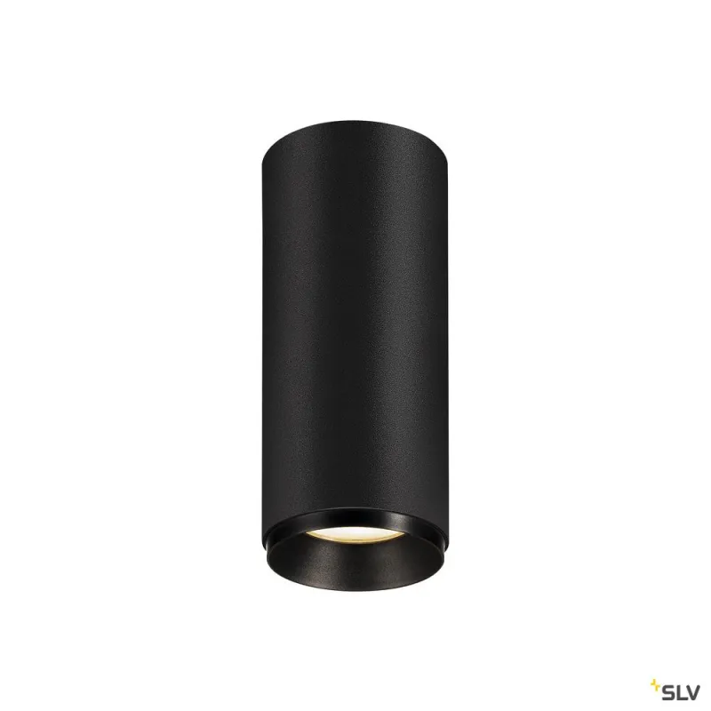 NUMINOS® S, plafonnier intérieur, 36 deg , noir, LED, 11W, 3000K, variable