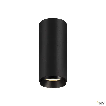 NUMINOS® S, plafonnier intérieur, 36 deg , noir, LED, 11W, 3000K, variable