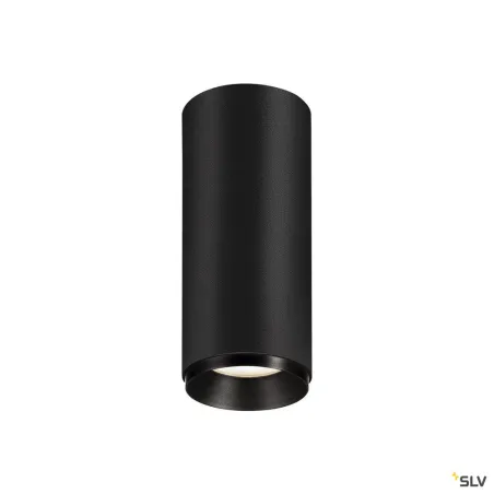 NUMINOS® S, plafonnier intérieur, 24 deg , noir, LED, 11W, 4000K, variable