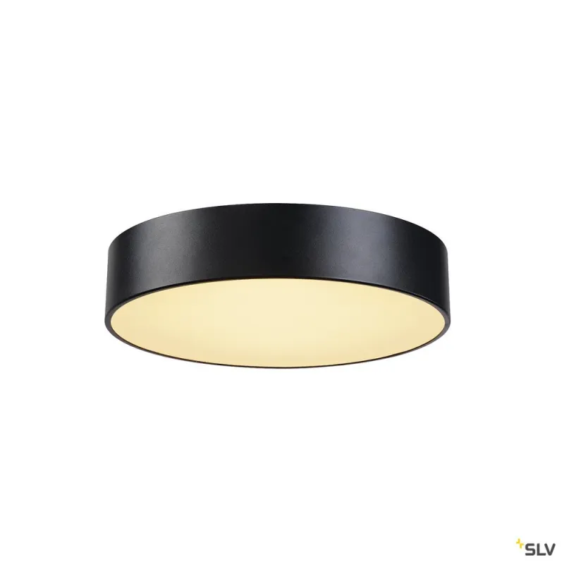 MEDO 40, plafonnier intérieur, rond, noir, LED, 30,1W, 3000K, variable
