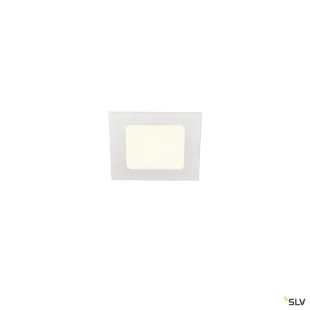 SENSER 12, encastré de plafond intérieur, carré, blanc, LED, 6W, 4000K