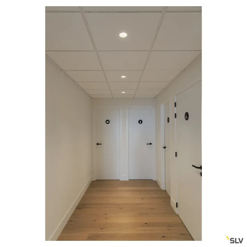 HORN-T, encastré de plafond intérieur, blanc mat, GU10/QPAR51, 50W max