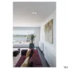 HORN-T, encastré de plafond intérieur, blanc mat, GU10/QPAR51, 50W max