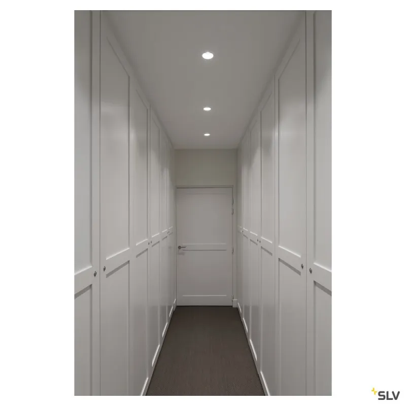 HORN-T, encastré de plafond intérieur, blanc mat, GU10/QPAR51, 50W max