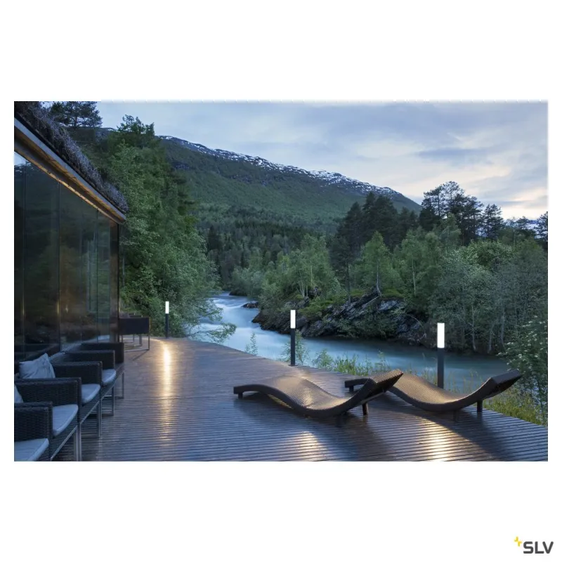APONI 90, borne extérieure, anthracite, LED, 8W, 3000K, IP65, variable