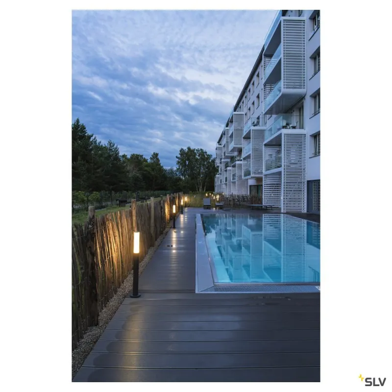 APONI 90, borne extérieure, anthracite, LED, 8W, 3000K, IP65, variable