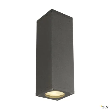 THEO UP/DOWN, applique intérieure, anthracite, GU10/QPAR51, 2x 50W max